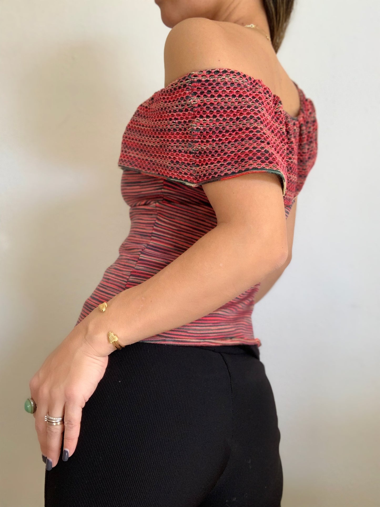 Haut Missoni à épaules dénudées - XS