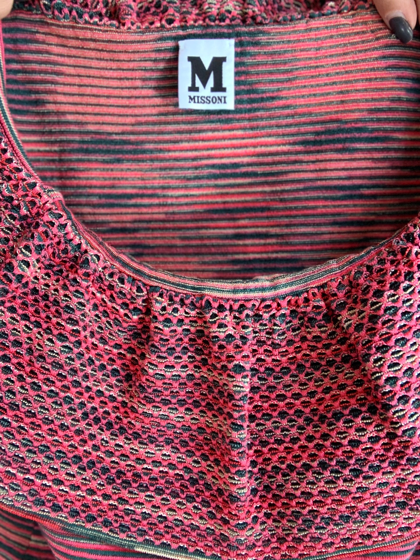 Haut Missoni à épaules dénudées - XS