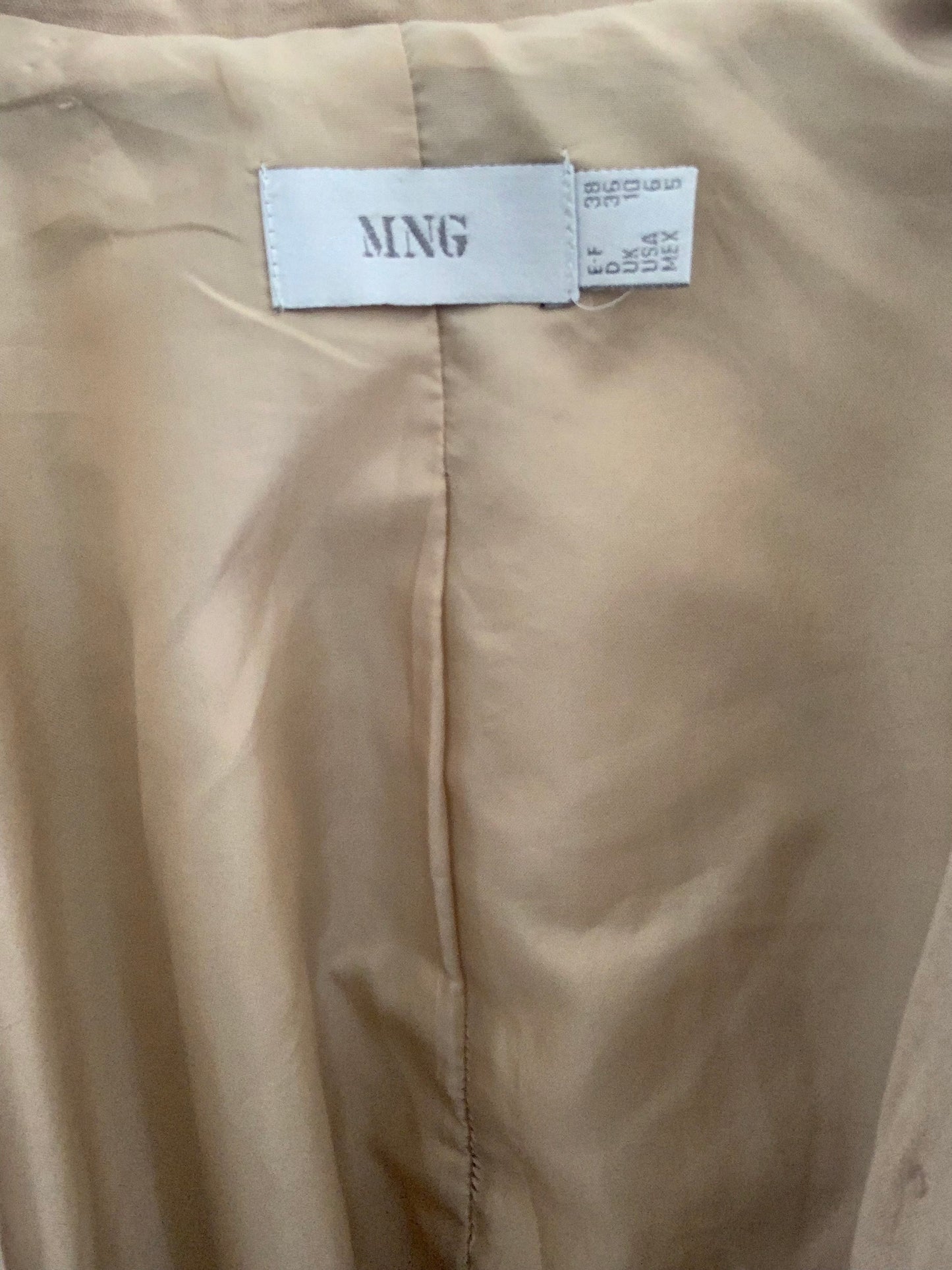 Veste boutonnée en mélange de lin Mango Y2K - S