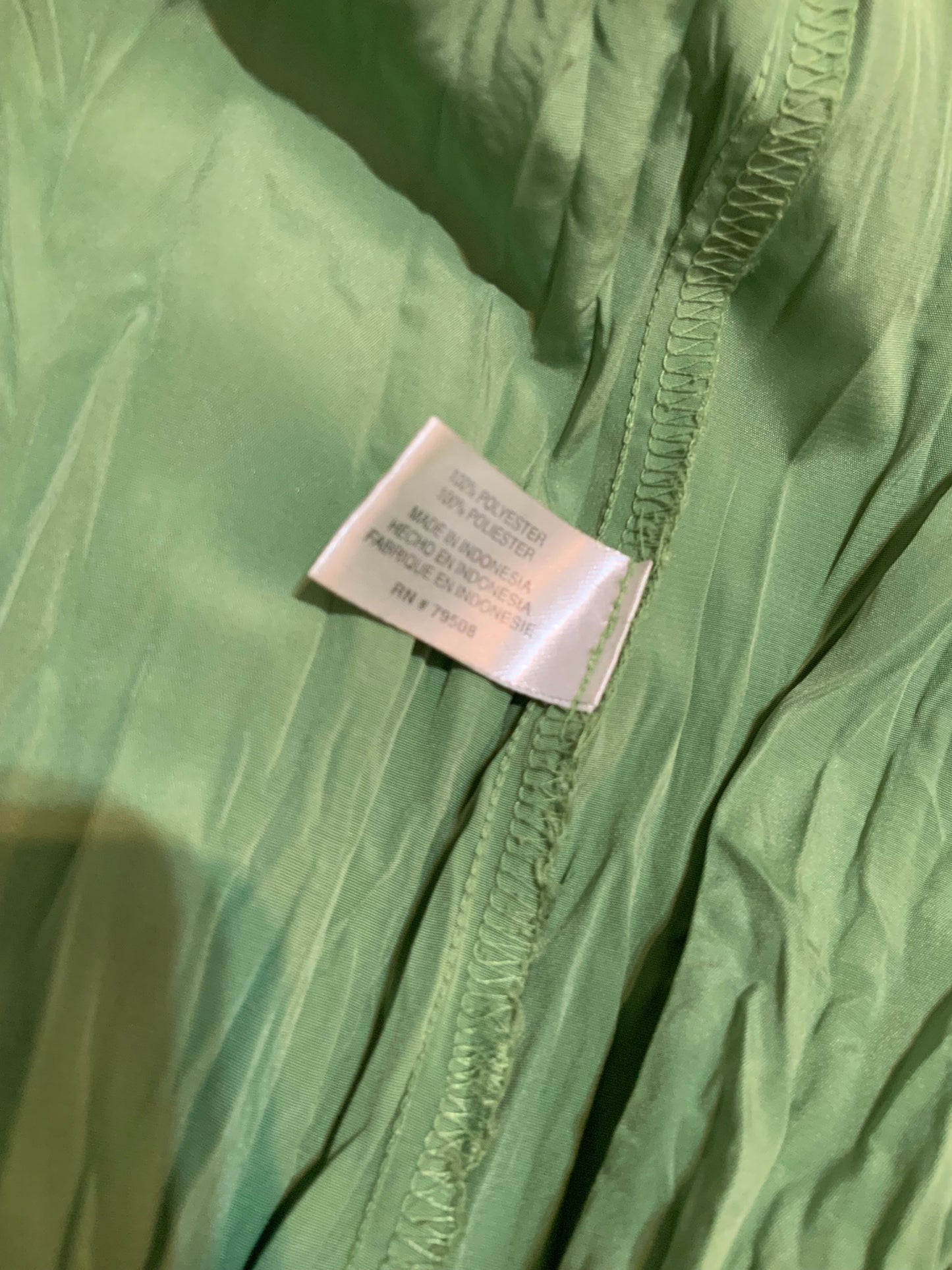 Jabot shirt in light green - M