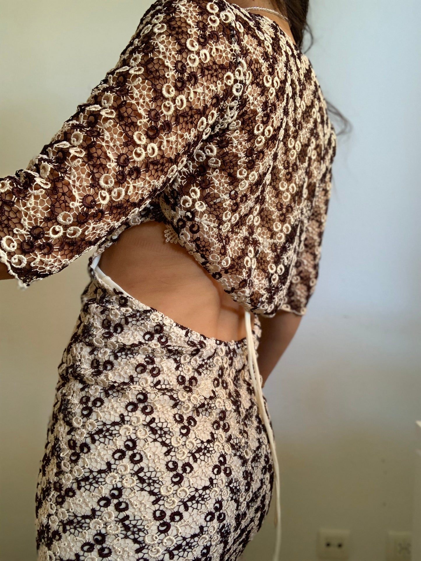 Robe de fête dos-nu vintage