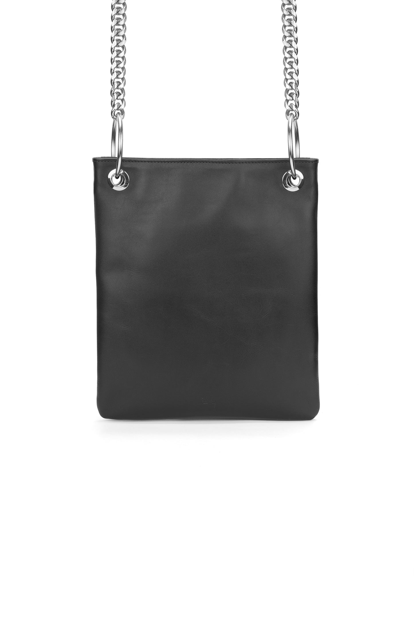 Sac Tote bag en cuir noir Inna