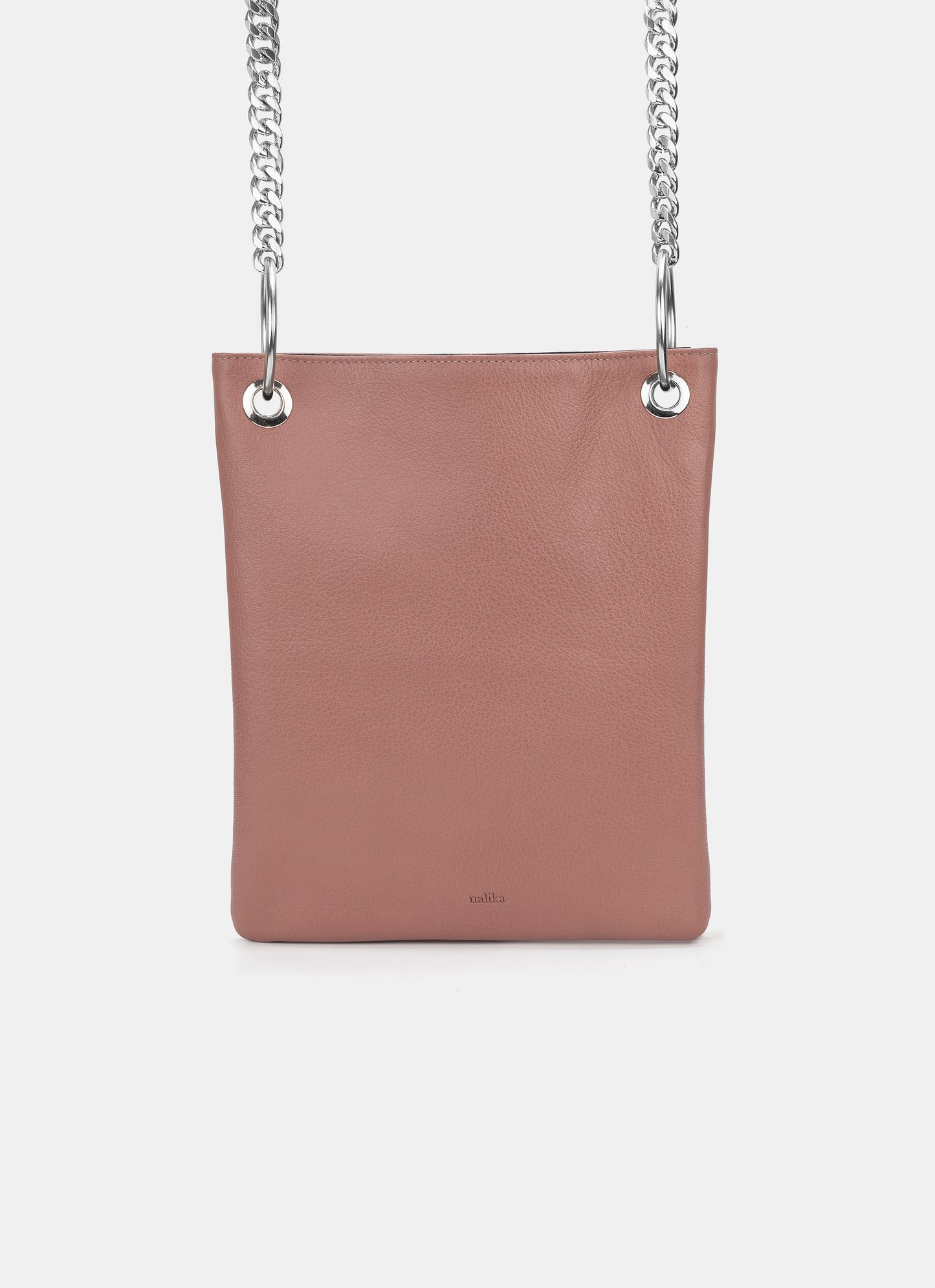 Sac Tote bag en cuir rose Inna