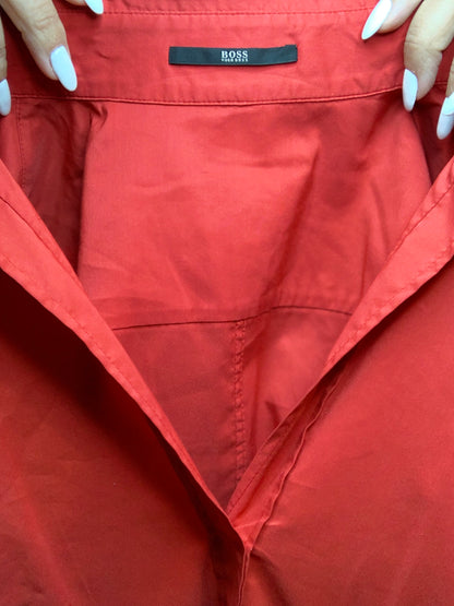 Blusa de algodón roja Boss - S/M