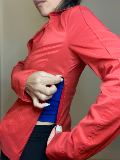 Blusa de algodón roja Boss - S/M